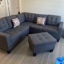 Andover Mills™ Pawnee 84" Wide Left Hand Facing Corner Sectional With ...